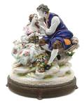 A Dresden Porcelain Figural Group