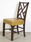 A Chinese Chippendale Style Mahogany Side Chair