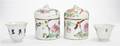 A Pair of Chinese Porcelain Lidded Jars