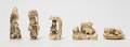A Group of Five Ivory Netsuke