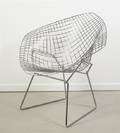 A Chromed Wire Handkerchief Chair