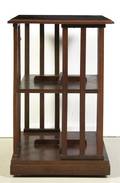 A Mahogany Rotating Bookshelf