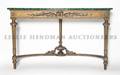 A Louis XVI Style Giltwood Console