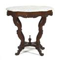 An American Victorian Walnut Occassional Table