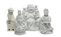 A Collection of Four Ceramic BlancdeChine Figures