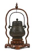 A Chinese Bronze Lidded Urn