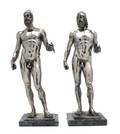 A Pair of Continental Silver Figures