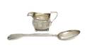 An English Silver Stuffing Spoon William Chawner II