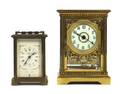 An American Brass Carriage Clock Waterbury