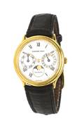An 18 Karat Yellow Gold Day Date and Moonphase Wristwatch Audemars Piguet