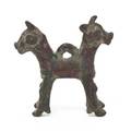 A Bronze Double Horse Figurine Luristan