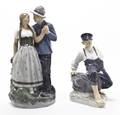 A Royal Copenhagen Figural Group