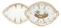 Two Berlin KPM Porcelain Trays