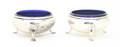 A Pair of American Sterling Silver Salt Cellars Gorham
