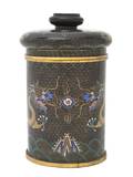 A Chinese Cloisonne Enamel Canister