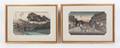 A Group of Four Japanese Woodblock Prints Hiroshige