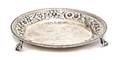An American Sterling Silver Salver Gorham 1885