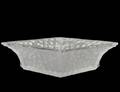 LALIQUE CRYSTAL ROSES BOWL
