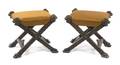 A Pair of Continental XFrame Stools