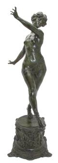 A Belgian Patinated Bronze Sculpture PaulAnge Nocquet 18771906