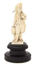 A Continental Carved Ivory Figure