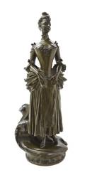 A French Bronze Sculpture Madeleine Jouvray French 19th20th Century