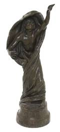 An American Bronze Sculpture Louis McClellan Potter American 18731912