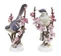 A Pair of Royal Worcester Dorothy Doughty Birds Mocking Birds