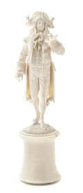 A Continental Carved Ivory Figure