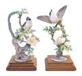A Pair of Royal Worcester Dorothy Doughty Birds Lesser Whitethroats