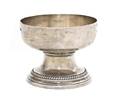 An English Silver Footed Bowl Bradbury  Sons