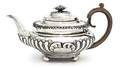 An English Silver Teapot George Burrows II