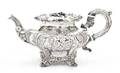 An English Silver Teapot Samuel Hayne  Dudley Cater