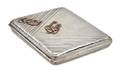 A Russian Silver Cigarette Case