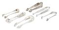 Three Danish Silver Sugar Tongs