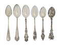 A Collection of American Sterling Silver Spoons
