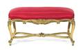 A Louis XV Style Giltwood Bench