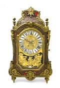 A Louis XVI Style Boulle Marquetry Mantel Clock Martinot