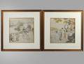 PAIR OF CHINESE 20TH CENTURY PRINTS ON PAPER