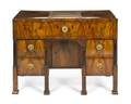 A Biedermeier Kneehole Dressing Table