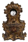 A Rococo Style Giltwood Pocketwatch Stand