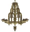 An Art Deco Style FiveLight Fixture