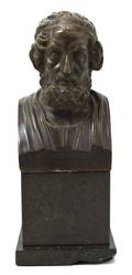 A Continental Bronze Bust after the Antique