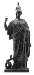 A Continental Bronze Figure after Athena Giustiniani