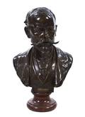 A French Bronze Bust Jules Pierre Roulleau 18551895