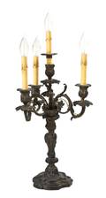 A Louis XV Style Gilt Metal FourLight Candelabrum