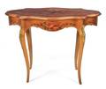 A Louis XV Style Vernis Martin Decorated Center Table