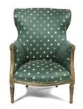 A Louis XVI Style Wingback Armchair