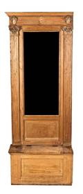 A Continental Neoclassical Pine Pier Mirror