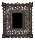 A Wrought Iron Mirror